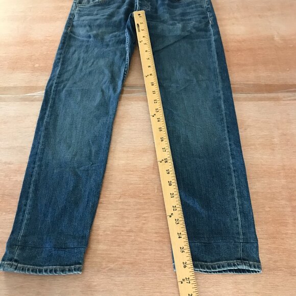 Rag & Bone Standard Issue Fit 2 Slim Leg Jean Men 30x26 Blue Button Fly Low Rise - Picture 8 of 15